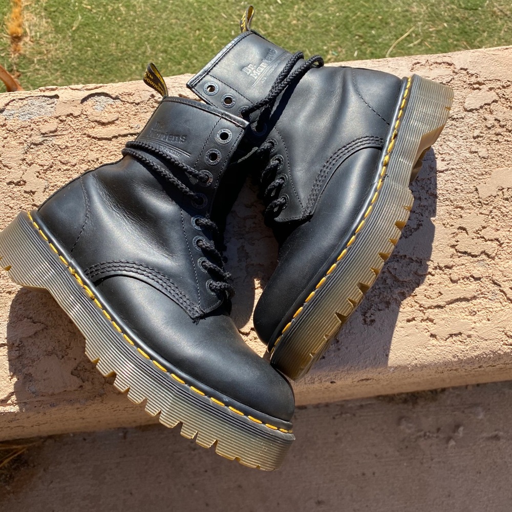 Dr Martens RARE 1460 PLATFORM BEX SOLE MIE boots - Picture 5 of 16